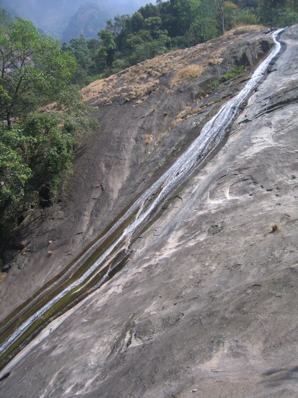 Waterfall on the slops of Vellarimala